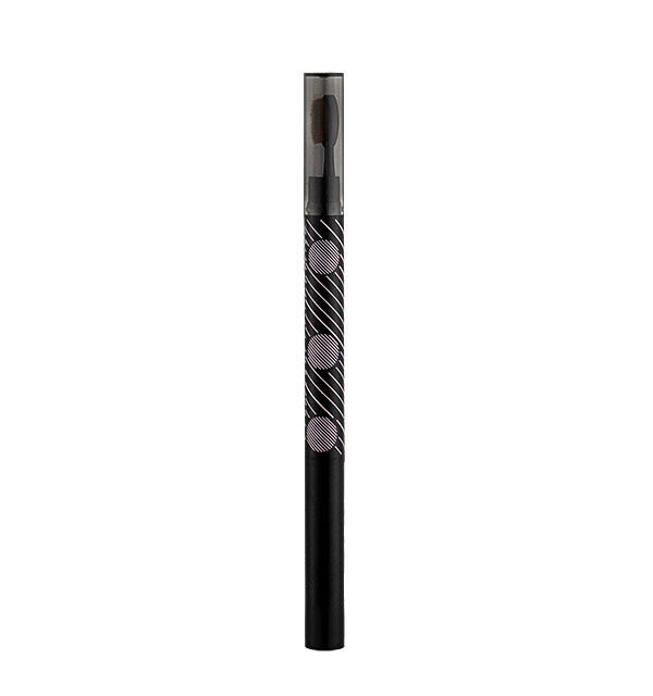 YD-001-B Two in one eyebrow pencil with toothbrush type soft brush