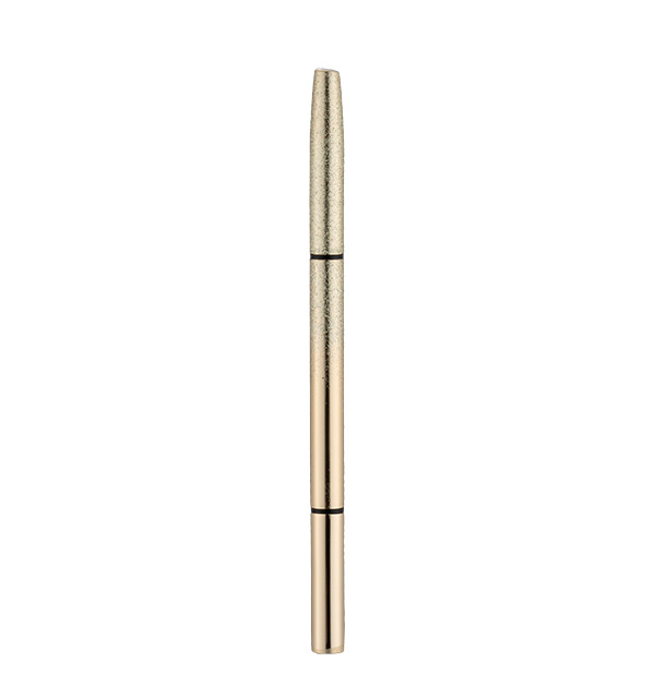 YD-062 Aluminium two in one eyebrow pencil Shaped pen cover